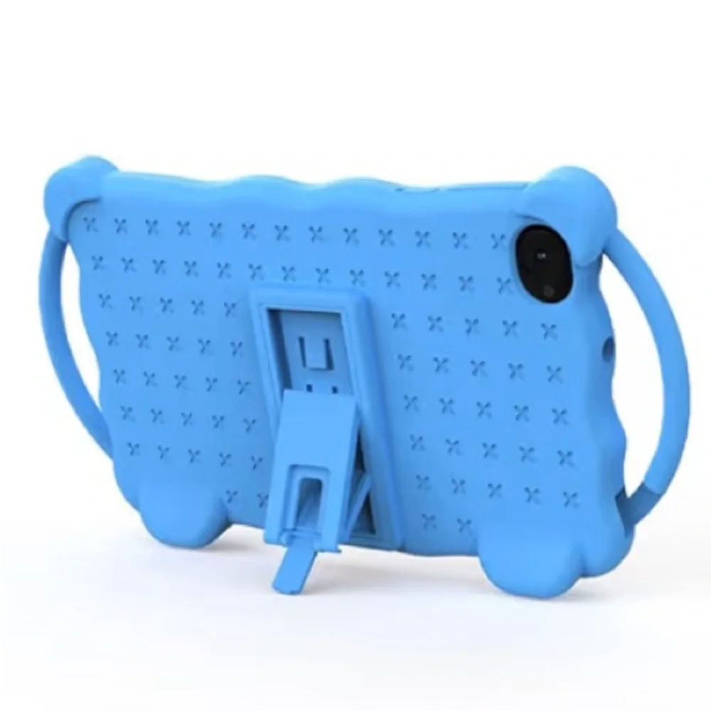 Android 14 Tablet with Blue Protective Case